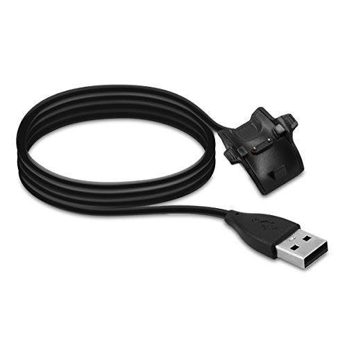kwmobile USB Cable Charger Compatible with Honor Band 5/4 / 3/3 Pro / 2/2 Pro Cable - Charging Chord for Smart Watch - Black