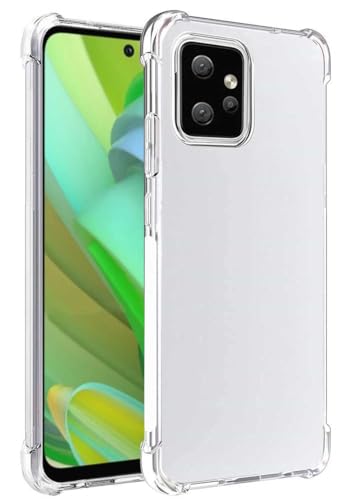 Lmposla for Moto G Power 5G 2024 Case(NOT for Moto G Power 2023), Shockproof Slim Ultra-Thin Flexible TPU Soft Silicone Airbag Anti-Drop Cover for Motorola Moto G Power 5G 2024 (Clear)