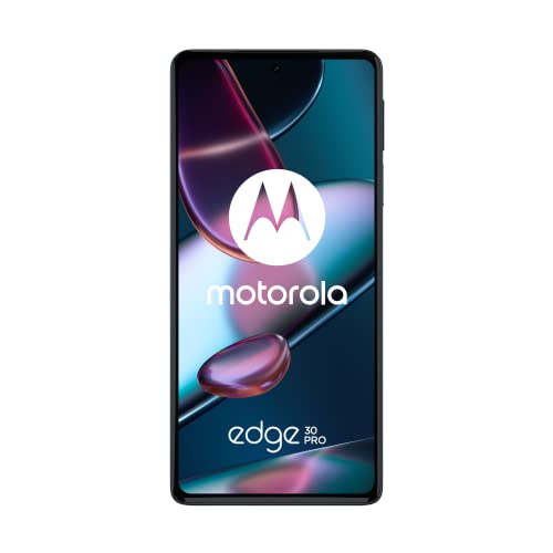 Motorola Edge 30 Pro Dual-SIM, 256 GB ROM, 12 GB RAM (nur GSM | kein CDMA), werkseitig entsperrt – Kosmosblau