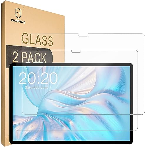 Mr.Shield [2-PACK] Screen Protector For TECLAST M50 Pro Tablet [Tempered Glass] [Japan Glass with 9H Hardness] Screen Protector