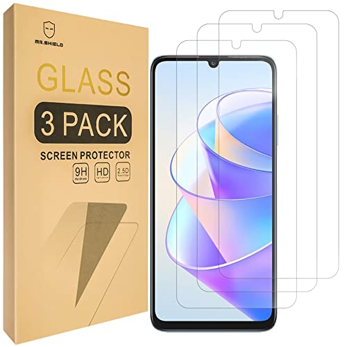 Mr.Shield [3-Pack] Designed For Honor X7a [Tempered Glass] [Japan Glass with 9H Hardness] Screen Protector