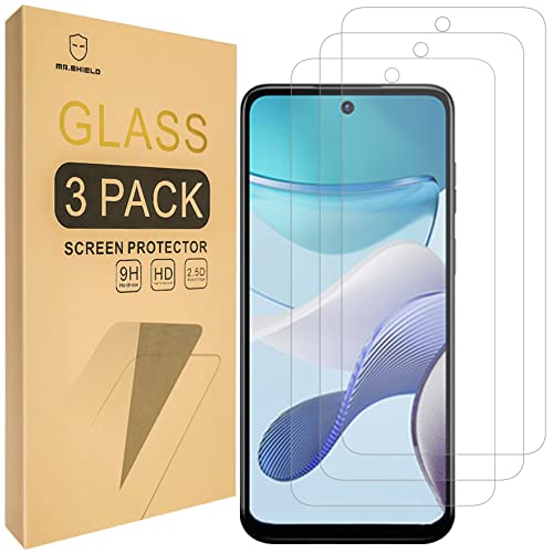 Mr.Shield [3-Pack] Designed For Motorola Moto G53 5G [Tempered Glass] [Japan Glass with 9H Hardness] Screen Protector