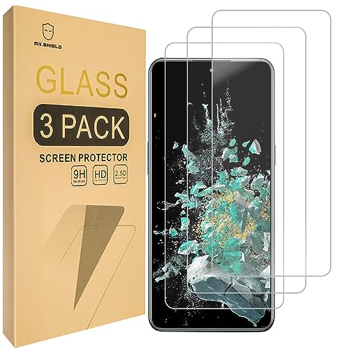 Mr.Shield [3-Pack] Designed For OnePlus Ace Pro/OnePlus 10T [Tempered Glass] [Japan Glass with 9H Hardness] Screen Protector