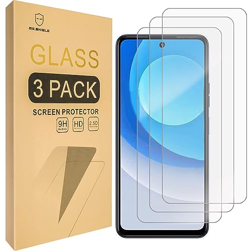 Mr.Shield [3-Pack] Designed For Tecno Camon 19 Neo [Tempered Glass] [Japan Glass with 9H Hardness] Screen Protector