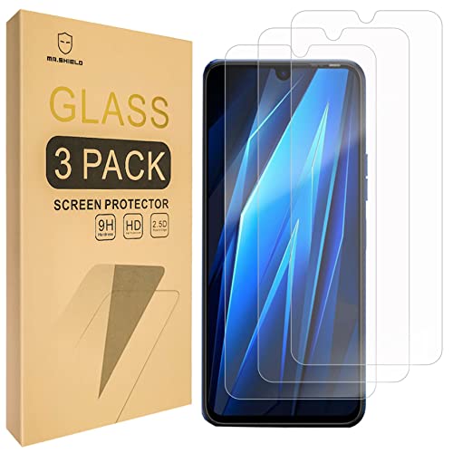 Mr.Shield [3-Pack] Designed For Tecno Pova 4 Pro [Tempered Glass] [Japan Glass with 9H Hardness] Screen Protector