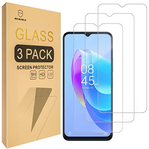 Mr.Shield [3-Pack] Designed For Tecno Spark 9T [Tempered Glass] [Japan Glass with 9H Hardness] Screen Protector