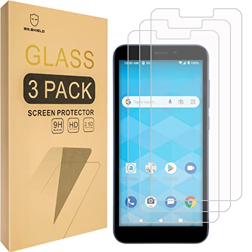 Mr.Shield [3-Pack] Designed For Wiko Life 3 U316AT [Tempered Glass] [Japan Glass with 9H Hardness] Screen Protector