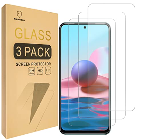 Mr.Shield [3-Pack] Designed For Xiaomi Poco M5s [Tempered Glass] [Japan Glass with 9H Hardness] Screen Protector