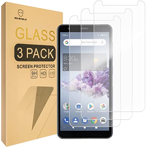 Mr.Shield [3-Pack] Designed For ZTE Blade A3 Prime [Tempered Glass] Screen Protector [Japan Glass With 9H Hardness] with Lifetime Replacement