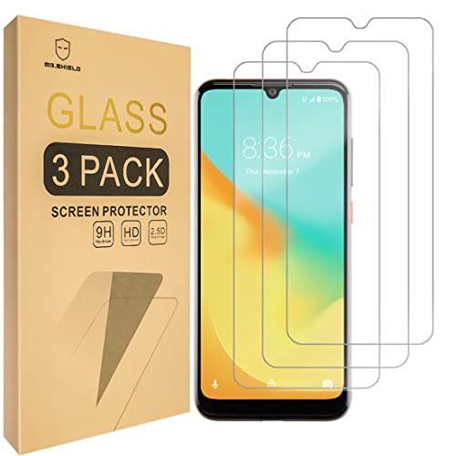 Mr.Shield [3-Pack] Designed For ZTE Blade A7 Prime [Tempered Glass] [Japan Glass with 9H Hardness] Screen Protector with Lifetime Replacement