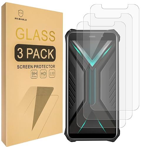 Mr.Shield [3-Pack] Screen Protector For FOSSiBOT F101 / FOSSiBOT F101 Pro [Tempered Glass] [Japan Glass with 9H Hardness] Screen Protector