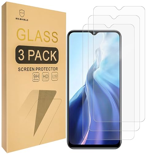 Mr.Shield [3-Pack] Screen Protector For Oukitel C36 [Tempered Glass] [Japan Glass with 9H Hardness] Screen Protector