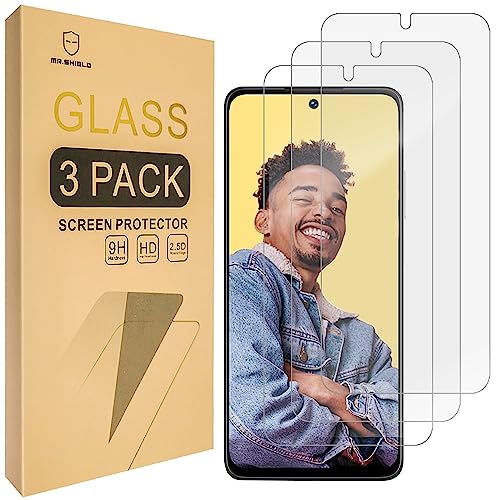 Mr.Shield [3-Pack] Screen Protector For Realme C55 [Tempered Glass] [Japan Glass with 9H Hardness] Screen Protector