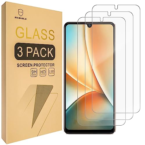 Mr.Shield [3-Pack] Screen Protector For Vivo Y100 [Tempered Glass] [Japan Glass with 9H Hardness] Screen Protector