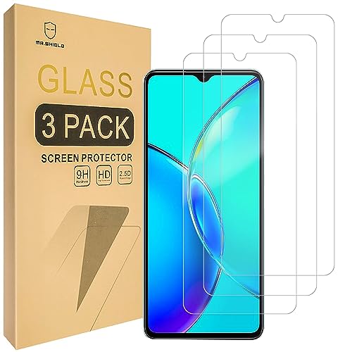 Mr.Shield [3-Pack] Screen Protector For Vivo Y27 / Vivo Y35+ / Vivo Y35 Plus [Tempered Glass] [Japan Glass with 9H Hardness] Screen Protector