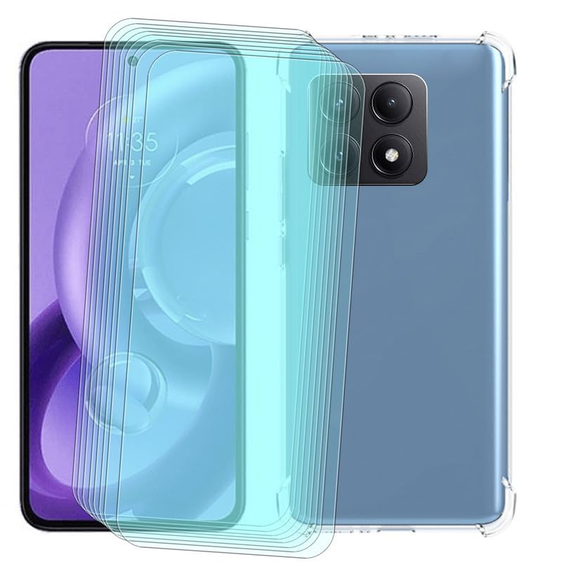 NEOYUKL Cover for Xiaomi Redmi K70E Phone Case(6.67 inches), for Xiaomi Redmi K70E Screen Protector [8 Pack],Transparent Shell for Xiaomi Redmi K70E
