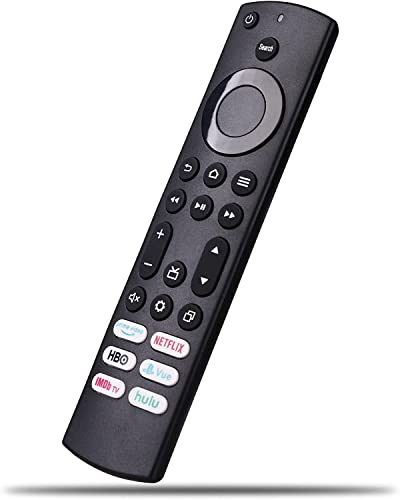 New Replacement Remote for All Toshiba TVs and Insignia Smart TVs with 6 Shortcut Buttons Netflix, Prime Video, ImdbTV, Hulu and More