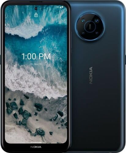 Nokia X100 | 5G Smartphone | 4GB / 128GB | 6.7" Display | 48MP Android Smartphone - for T-Mobile Only | Midnight Blue (Renewed)