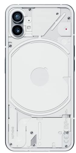 Hiçbir Şey Phone1 5G Çift 256 GB 12 GB RAM Fabrika Kilidi Açılmış Akıllı Telefon (Yalnızca GSM | CDMA Yok - Verizon/Sprint ile Uyumlu Değil) - Beyaz