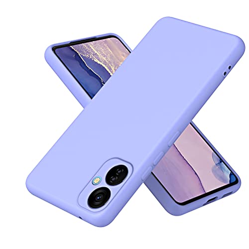 Phone Case Silicone Case Compatible with Tecno Spark 9T/KH6 case, Ultra Slim Shockproof Protective Liquid Silicone Phone Case with Soft Anti-Scratch Microfiber Lining Cover for Tecno Spark 9T/KH6 Prot