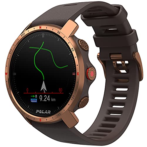 Polar Grit X Pro - GPS Multisport Smartwatch - Military Durability, Sapphire Glass, Wrist-based Heart Rate, Long Battery Life, Navigation - Best for Outdoor Sports, Trail Running, Hiking