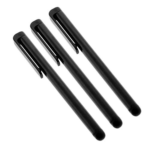 Premium 30 Pack Stylus Compatible with Meizu Meizu Pro 6 32GB Custom Digital Slim Touch Pen for Your Capacitive Touch Screen! (Black)