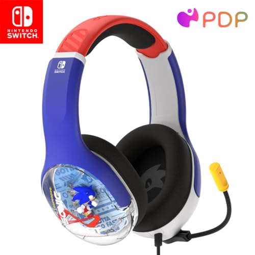 REALMz Kabelgebundenes Headset für Nintendo Switch/OLED – Sonic Superstars: Sonic Go Fast