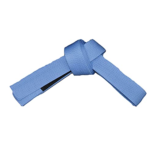 ROX Fit BJJ Belts Brazilian Jiu-Jitsu Belts Durable Lightweight Design Competition (A3 (300 cm), Blue)