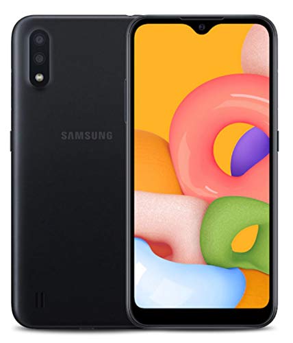 Samsung Galaxy A01 SM-A015A 16GB 5.7” Single-SIM Android Smartphone (Renewed) (Black, AT&T)