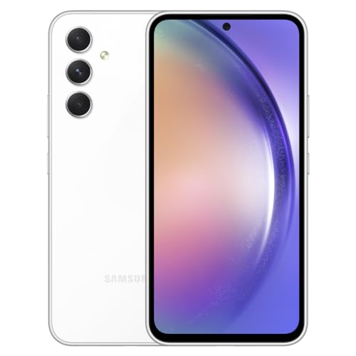 SAMSUNG Galaxy A54 5G + 4G LTE (128GB + 8GB) Unlocked Dual Sim (Only T-Mobile/Mint/Metro USA Market) 1 Year Latin America 6.4" 120Hz 50MP Triple Cam (Awesome White SM-A546E/DS)