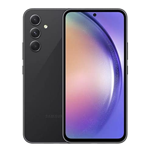SAMSUNG Galaxy A54 5G + 4G LTE (256GB + 8GB) Unlocked Worldwide Dual Sim (Only T-Mobile/Mint/Metro USA Market) 6.4" 120Hz 50MP Triple Cam + (25W Fast Wall Charger) (Awesome Graphite (SM-A546M))