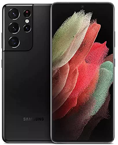 SAMSUNG Galaxy S21 Ultra G998U 5G | Fully Unlocked Android Smartphone | US Version | Pro-Grade Camera, 8K Video, 108MP High Resolution | 128GB - Phantom Black (Renewed)