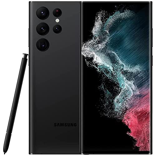 SAMSUNG Galaxy S22 Ultra 5G 128GB AT&T SM-S908U Phantom Black (Renewed)