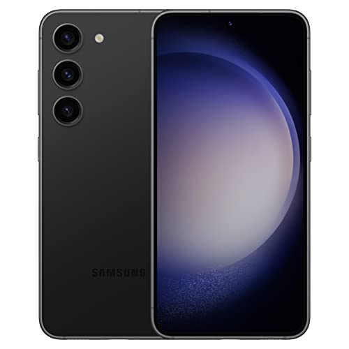SAMSUNG Galaxy S23 Cell Phone, Unlocked Android Smartphone, 128GB, 50MP Camera, Night Mode, 8K Video, Long Battery Life, Fastest Mobile Processor, Adaptive Display, US Version, 2023, Phantom Black