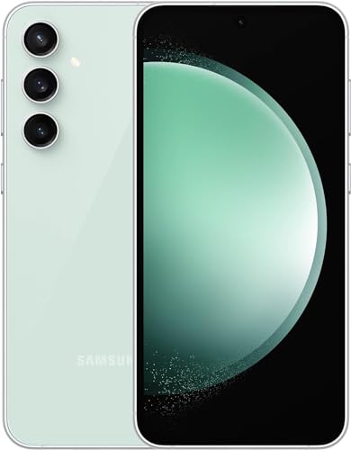 SAMSUNG Galaxy S23 Fan Edition(FE) 5G (SM-S711B/DS) Dual SIM,256GB + 8GB, Factory Unlocked, International Version - No Warranty - (Mint)