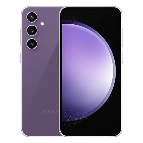 SAMSUNG Galaxy S23 FE Cell Phone, 128GB, Unlocked Android Smartphone, Long Battery Life, Premium Processor, Tough Gorilla Glass Display, Hi-Res 50MP Camera, US Version, 2023, Purple