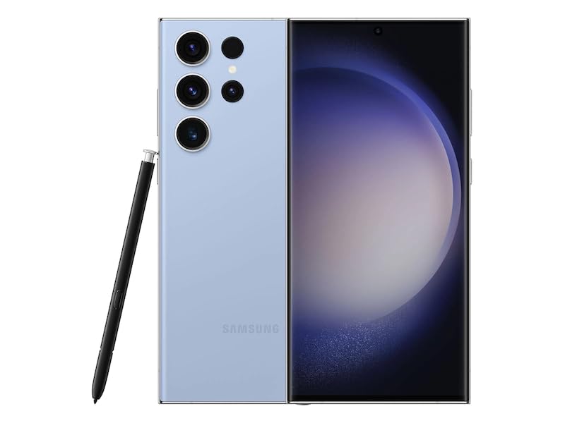 SAMSUNG Galaxy S23 Ultra 5G Factory Unlocked 512GB - Sky Blue (Renewed)