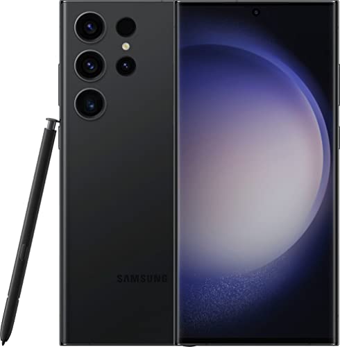 SAMSUNG Galaxy S23 Ultra 5G S9180 Dual 512GB 12GB RAM, 200 MP Camera, Factory Unlocked, GSM Global Model, Mobile Cell Phone – Phantom Black