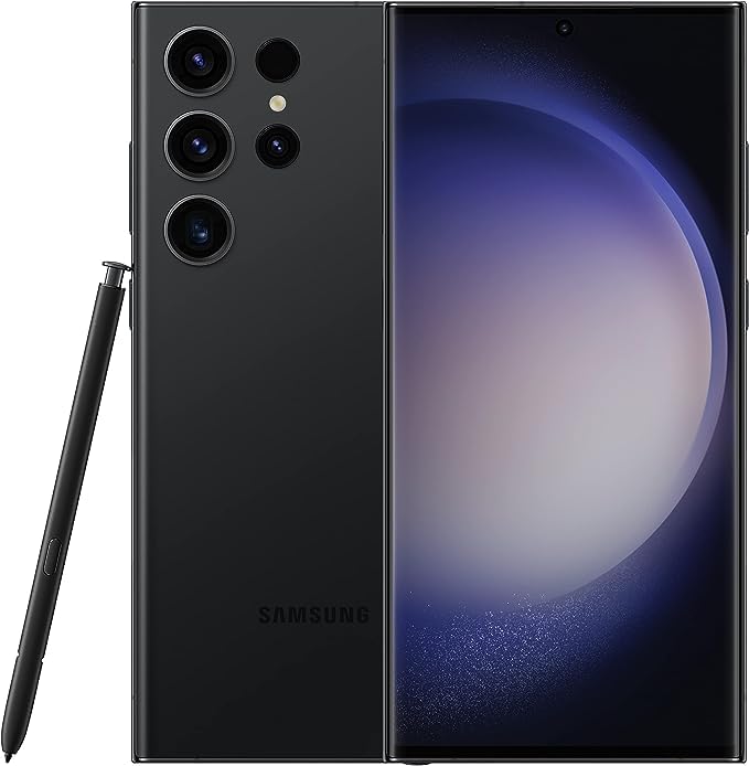 SAMSUNG Galaxy S23 Ultra 5G SM-S918B/DS 512GB 12GB RAM, 200 MP Camera, Factory Unlocked, NGP Wireless Charger Included – Phantom Black (SM-S918BZKQXSP)