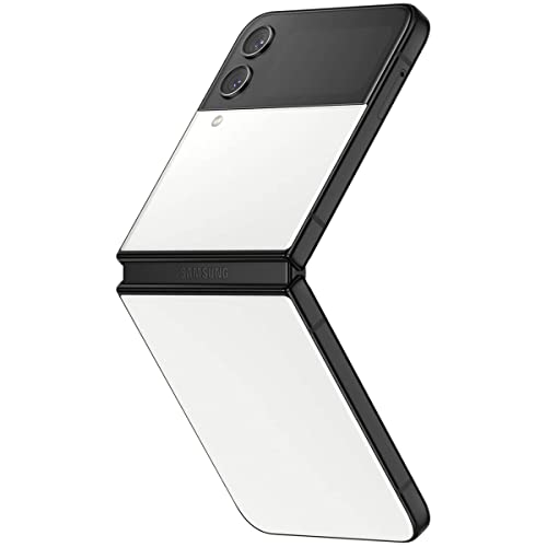 SAMSUNG Galaxy Z Flip 4 Factory Unlocked 256GB Bespoke Edition Black/White/White (Renewed)
