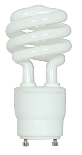 Satco S8207 26 Watt (120 Watt) 1750 Lumens Mini Spiral CFL Soft White 2700K GU24 Base Light Bulb