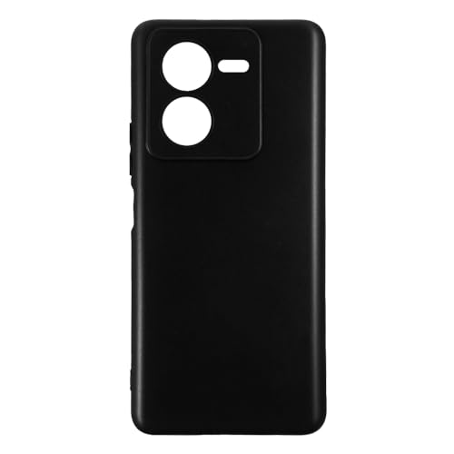 Shantime for Vivo iQOO Z8 5G China Ultra Case, Soft TPU Back Cover Shockproof Silicone Bumper Anti-Fingerprints Full-Body Protective Case Cover for Vivo iQOO Z8 5G China (6.64 Inch) (Black)
