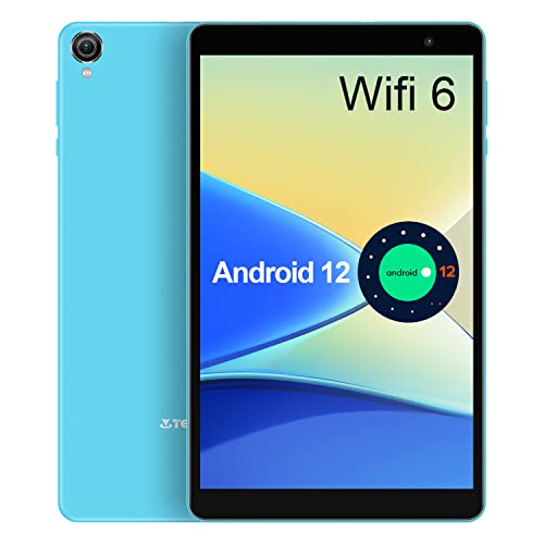 TECLAST Tablet 8 Inch P80T Android 12 Tablets, WiFi 6, 8GB+64GB (TF 1TB) 1.8GHz Quad-Core Processor, 1280 * 800 IPS, Dual-Band WiFi&Camera, Bluetooth5.0, Type-C, 4000mAh, Kids Tablet for Children