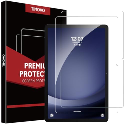TiMOVO 2 Pack Screen Protector for Samsung Galaxy Tab A9 Plus 2023, Tempered Glass Screen for Samsung Galaxy Tab A9+ 11 Inch, No-Bubbles, Anti-Scratch, Easy to install