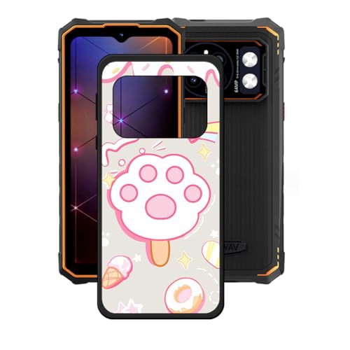 TPU Cover for Hotwav Cyber 13 Pro, Flexible Silicone Slim fit Soft Shell Cute Back Case Bumper Rubber Protective Case for Hotwav Cyber 13 Pro (6,6") - KE142