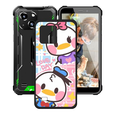 TPU Cover for Oukitel WP32, Black Flexible Silicone Slim fit Soft Shell Cute Back Case Bumper Rubber Protective Case for Oukitel WP32 (5,93") - KE116