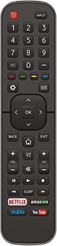 Universal for All Hisense-TV-Remote Compatible with All Hisense 4K LED HD UHD Smart TVs - No Setup Needed