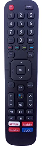 Universal Remote Compatible for HISENSE Series H6570G 43H6570G 50H6570G 55H6570G 58H6570G 65H6570G 70H6570G 75H6570G 85H6570G TV Remote Control