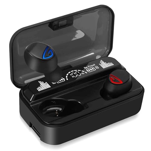 UrbanX Wireless Earbuds Bluetooth 5.0 Headphones with Digital LED Display Charging Case Stereo Mini Earphones in Ear Headset Waterproof for Yezz Art 2 Pro