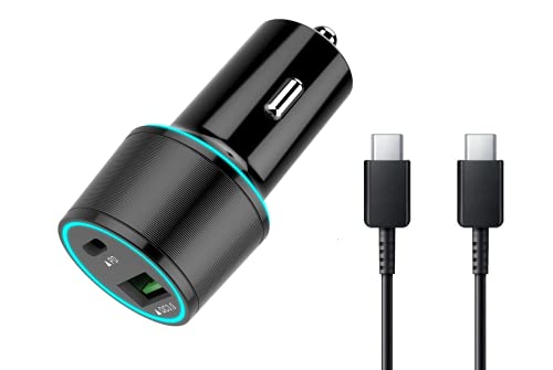 USB C Car Charger UrbanX 21W Car and Truck Charger Compatible with Meizu 18 Pro with Power Delivery 3.0 USB Charger - Black, Comes with USB C to USB C PD Cable 3.3FT 1M